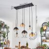 Koyoto Lámparas suspendidas, Luminarias esféricas, Lámparas colgantes Colores ámbar, Transparente, Ahumado, 6 luces