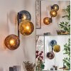 Koyoto Luminarias esféricas, Apliques Azul, dorado, Color cobre, 3 luces