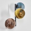 Koyoto Luminarias esféricas, Apliques Azul, dorado, Color cobre, 3 luces