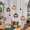 Koyoto Lámparas suspendidas, Luminarias esféricas, Lámparas colgantes Colores ámbar, Transparente, Ahumado, 6 luces