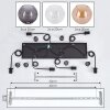 Koyoto Lámparas suspendidas, Luminarias esféricas, Lámparas colgantes Colores ámbar, Transparente, Ahumado, 6 luces