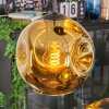 Ripoll Lámparas suspendidas, Luminarias esféricas, Lámpara colgante de clúster dorado, 4 luces