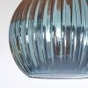 Koyoto Plafones, Luminarias esféricas 40 cm Crudo, Negro, 3 luces
