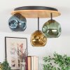 Ripoll Plafones, Luminarias esféricas Crudo, Negro, 3 luces