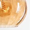 Koyoto Lámparas suspendidas, Luminarias esféricas, Lámparas colgantes Colores ámbar, Transparente, Ahumado, 6 luces