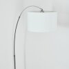 Bassagoda Lámpara de pie Cromo, Negro, 1 luz