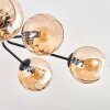 Koyoto Plafones, Luminarias esféricas 85 cm Colores ámbar, 8 luces