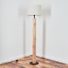Soungou Lámpara de pie Crudo, Negro, 1 luz