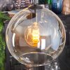 Koyoto Lámparas suspendidas, Luminarias esféricas, Lámpara colgante de clúster 35 cm Colores ámbar, Cromo, Transparente, Ahumado, 4 luces