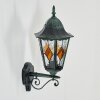 Hongkong Aplique de exterior, Apliques Verde, Negro, 1 luz