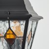 Naofe Aplique de exterior, Apliques Negro, 1 luz, Sensor de movimiento