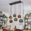 Koyoto Lámparas suspendidas, Luminarias esféricas, Lámparas colgantes Azul, Verde, Color cobre, 6 luces