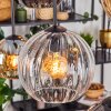 Koyoto Lámparas suspendidas, Luminarias esféricas, Lámparas colgantes Colores ámbar, Transparente, Ahumado, 6 luces