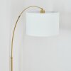 Soungou Lámpara de pie Latón, Negro, 1 luz