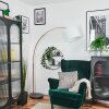 Soungou Lámpara de pie Latón, Negro, 1 luz