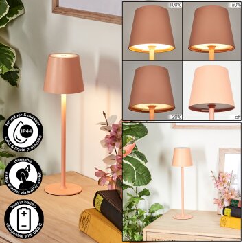 Salgadinho Lámpara de mesa de exterior, Lámparas de mesa LED Blanca, 1 luz