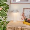 Laken Lámpara de mesa de exterior, Lámpara de baño, Lámparas de mesa LED Blanca, 1 luz