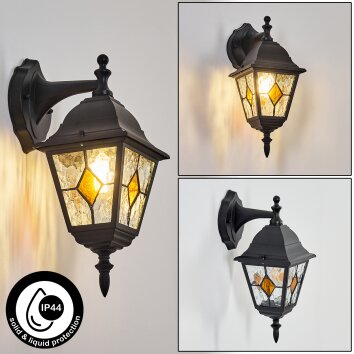 Naofe Aplique de exterior, Apliques Negro, 1 luz Naofe Aplique de exterior, Apliques Negro, 1 luz