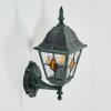 Naofe Aplique de exterior, Apliques Verde, Negro, 1 luz