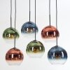 Koyoto Lámparas suspendidas, Luminarias esféricas, Lámparas colgantes Azul, Verde, Transparente, Color cobre, 6 luces