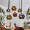 Koyoto Lámparas suspendidas, Luminarias esféricas, Lámparas colgantes Azul, dorado, Verde, Color cobre, 6 luces