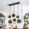 Koyoto Lámparas suspendidas, Luminarias esféricas, Lámparas colgantes Azul, dorado, Verde, Color cobre, 6 luces