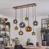 Ripoll Lámparas suspendidas, Luminarias esféricas, Lámparas colgantes Crudo, Negro, 8 luces