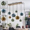 Ripoll Lámparas suspendidas, Luminarias esféricas, Lámparas colgantes Crudo, Negro, 8 luces