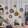 Ripoll Lámparas suspendidas, Luminarias esféricas, Lámparas colgantes Crudo, Negro, 8 luces