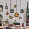 Ripoll Lámparas suspendidas, Luminarias esféricas, Lámparas colgantes Crudo, Negro, 8 luces