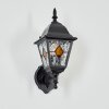 Naofe Aplique de exterior, Apliques Negro, 1 luz