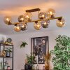 Gastor Plafones, Luminarias esféricas dorado, Negro, 10 luces