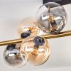 Gastor Plafones, Luminarias esféricas dorado, Negro, 10 luces