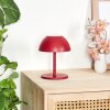 Laken Lámpara de mesa de exterior, Lámpara de baño, Lámparas de mesa LED Rojo, 1 luz