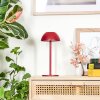 Laken Lámpara de mesa de exterior, Lámpara de baño, Lámparas de mesa LED Rojo, 1 luz