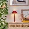 Laken Lámpara de mesa de exterior, Lámpara de baño, Lámparas de mesa LED Rojo, 1 luz