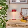 Laken Lámpara de mesa de exterior, Lámpara de baño, Lámparas de mesa LED Rojo, 1 luz