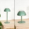 Laken Lámpara de mesa de exterior, Lámpara de baño, Lámparas de mesa LED Verde, 1 luz