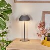 Laken Lámpara de mesa de exterior, Lámpara de baño, Lámparas de mesa LED Gris, 1 luz