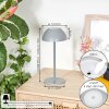 Laken Lámpara de mesa de exterior, Lámpara de baño, Lámparas de mesa LED Gris, 1 luz