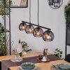 Koyoto Lámparas suspendidas, Luminarias esféricas, Lámparas colgantes Ahumado, 4 luces