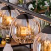 Koyoto Lámparas suspendidas, Luminarias esféricas, Lámparas colgantes Colores ámbar, 4 luces