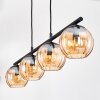 Koyoto Lámparas suspendidas, Luminarias esféricas, Lámparas colgantes Colores ámbar, 4 luces