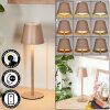 Salgadinho Lámpara de mesa de exterior, Lámparas de mesa LED Color arena, 1 luz