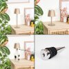Salgadinho Lámpara de mesa de exterior, Lámparas de mesa LED Color arena, 1 luz