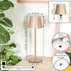 Salgadinho Lámpara de mesa de exterior, Lámparas de mesa LED Color arena, 1 luz