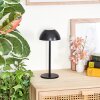 Laken Lámpara de mesa de exterior, Lámpara de baño, Lámparas de mesa LED Negro, 1 luz