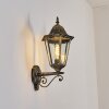 Hongkong Aplique de exterior, Apliques dorado, Negro, 1 luz