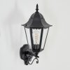 Hongkong Aplique de exterior, Apliques Negro, 1 luz