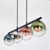 Gastor Lámparas suspendidas, Luminarias esféricas, Lámparas colgantes Azul, Cromo, Verde, Transparente, Color cobre, Ahumado, 4 luces